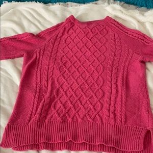 Old Navy bright pink sweater